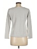 Chadwicks Stripes Gray Long Sleeve Top Size M (petite) - photo 2