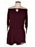 Lascana 100% Viscose Solid Burgundy Romper Size 10 - photo 1