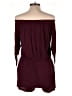 Lascana 100% Viscose Solid Burgundy Romper Size 10 - photo 2