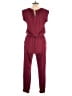Unbranded Solid Burgundy Jumpsuit Size L - photo 2