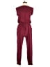 Unbranded Solid Burgundy Jumpsuit Size L - photo 1