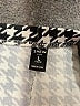 Shein Houndstooth Black Casual Skirt Size L - photo 4