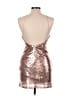 TOBI 100% Polyester Metallic Brown Cocktail Dress Size M - photo 2