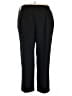 Halmode 100% Polyester Solid Black Dress Pants Size 22 - photo 1