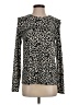 MICHAEL Michael Kors Animal Print Black Long Sleeve Blouse Size S - photo 1