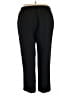 Halmode 100% Polyester Solid Black Dress Pants Size 22 - photo 2