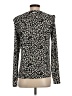 MICHAEL Michael Kors Animal Print Black Long Sleeve Blouse Size S - photo 2