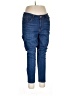Molly & Isadora Solid Blue Jeans Size 16 Plus - photo 1