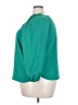J.Crew 365 100% Polyester Green 3/4 Sleeve Blouse Size 22 - photo 5
