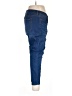 Molly & Isadora Solid Blue Jeans Size 16 Plus - photo 4