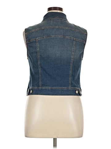 Wax Jean Denim Vest (view 2)