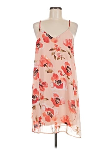 Perfect Peach Casual Dress (view 1)