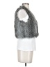 Millau 100% Polyester Gray Faux Fur Vest Size S - photo 4