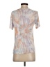Aqua Tie-dye Silver Short Sleeve Top Size XS - photo 2