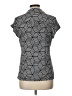 Alfani Black Short Sleeve Blouse Size L - photo 2
