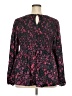 Torrid Black Long Sleeve Blouse Size 2X Plus (2) - photo 2