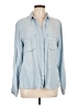 Harper Blue Long Sleeve Button-Down Shirt Size L - photo 1