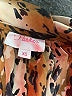 Parker 100% Silk Animal Print Brown 3/4 Sleeve Silk Top Size XS - photo 7