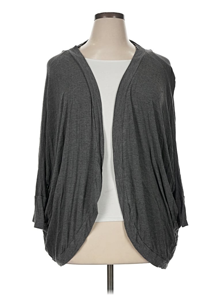 Pre-owned Assorted Brands Cardigan Sweater In Gray