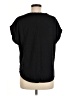 Saks Fifth Avenue Black Short Sleeve Top Size M - photo 2