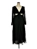 Topshop 100% Polyester Black Cocktail Dress Size 14 - photo 1