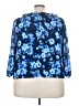 J.Crew 100% Polyester Blue 3/4 Sleeve T-Shirt Size 3X - photo 2