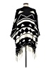 Ella Moss Black Poncho Size M - photo 2