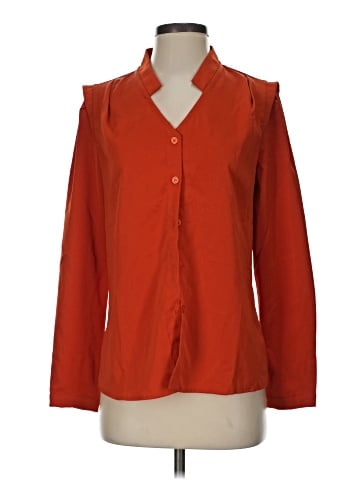 Allegra K Long Sleeve Blouse (view 1)