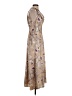 Vince. 100% Polyester Paisley Tan Casual Dress Size 4 - photo 4
