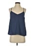 Lush 100% Polyester Blue Tank Top Size S - photo 1