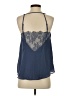 Lush 100% Polyester Blue Tank Top Size S - photo 2