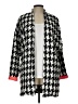 Hot & Delicious Houndstooth Black Cardigan Size L - photo 1