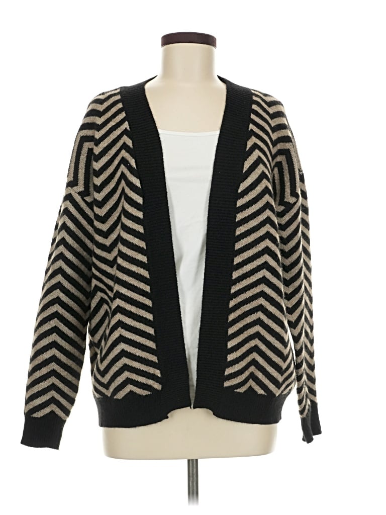 Pre-owned Maurices Cardigan Sweater In Black