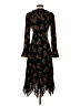Thakoon 100% Polyester Floral Black Cocktail Dress Size 0 - photo 2