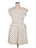 Maison Jules Hearts Ivory Casual Dress Size XL - photo 1