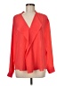 Alberto Makali 100% Polyester Red Long Sleeve Blouse Size M - photo 1