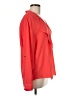 Alberto Makali 100% Polyester Red Long Sleeve Blouse Size M - photo 4