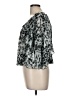 Sunny Leigh 100% Polyester Silver Short Sleeve Blouse Size M - photo 5