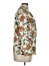 Russ 100% Polyester Floral Ivory 3/4 Sleeve Blouse Size 14 - photo 4