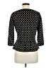 Per Se Polka Dots Black Silk Pullover Sweater Size M - photo 2