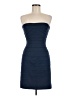 BCBGMAXAZRIA Solid Blue Cocktail Dress Size 6 - photo 1