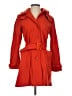 A.P.C. 100% Wool Red Wool Coat Size S - photo 1