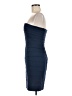 BCBGMAXAZRIA Solid Blue Cocktail Dress Size 6 - photo 5