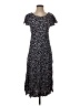 Unbranded Floral Blue Casual Dress Size S (estimated) - photo 1