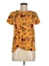 Wallflower Floral Yellow Short Sleeve T-Shirt Size M - photo 1