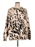 R13 Animal Print Tan Pullover Sweater Size XL - photo 1