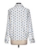 Lands' End Polka Dots White Long Sleeve Blouse Size 12 - photo 2