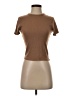 Kaileigh Brown Tan Short Sleeve Turtleneck Size XS - photo 1