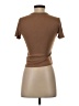 Kaileigh Brown Tan Short Sleeve Turtleneck Size XS - photo 2