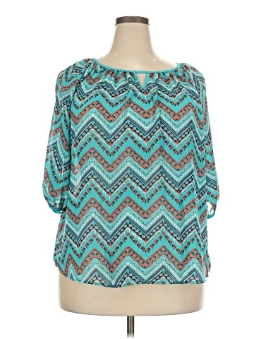 Eyeshadow 3/4 Sleeve T-Shirt (view 1)